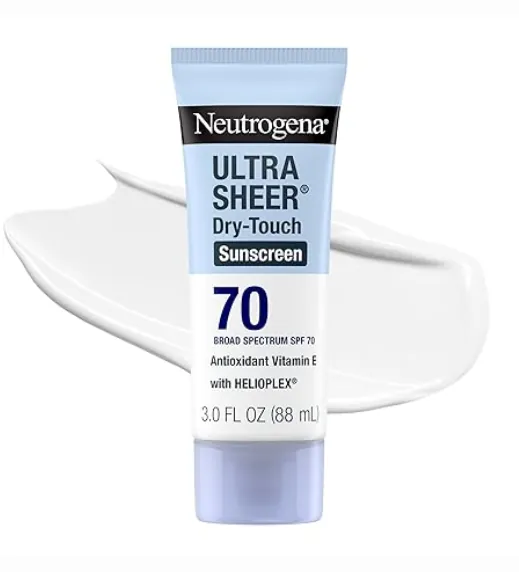 Neutrogena Ultra Sheer Dry Touch Sunscreen SPF 70